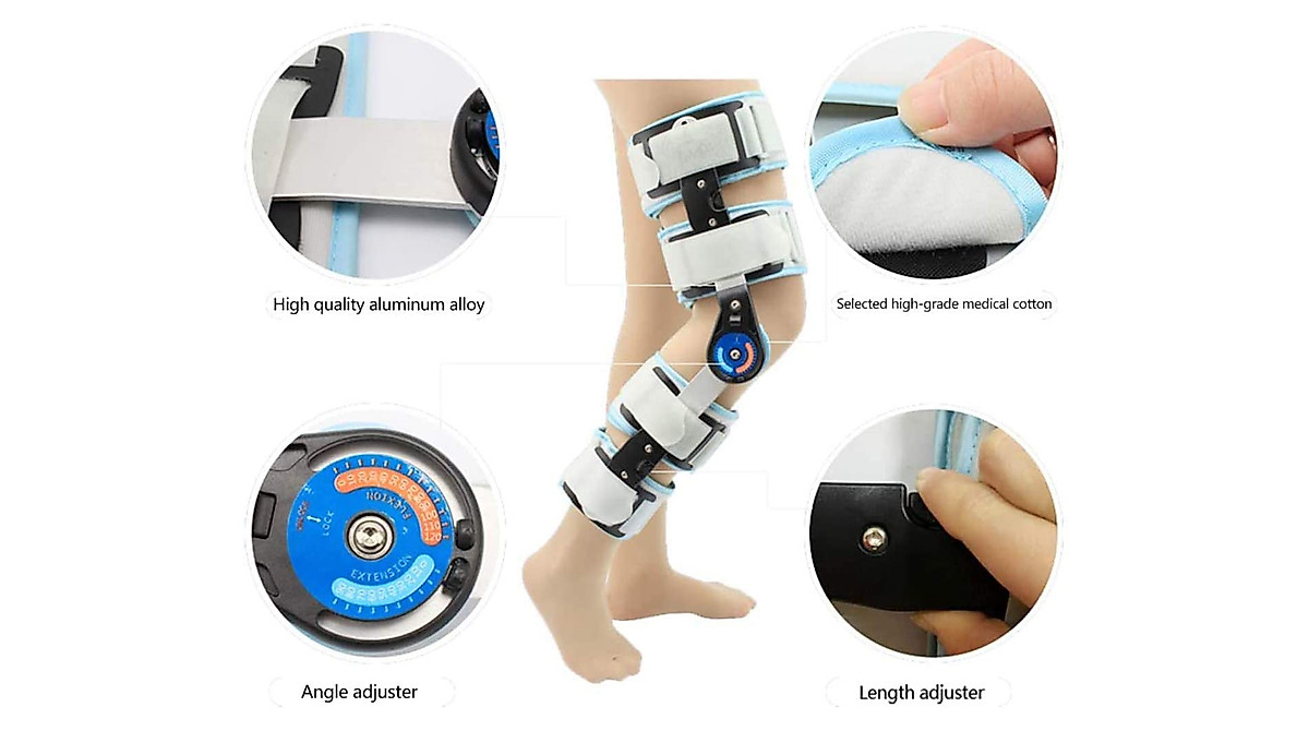 Adjustable ROM Knee Brace for Injury Recovery