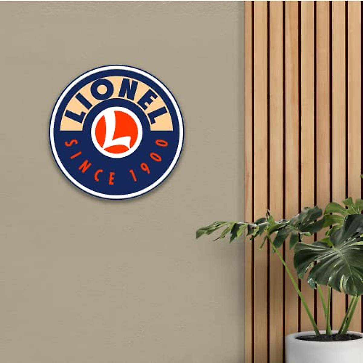 Lionel Logo Aluminum Sign - Vintage Wall Décor Made in USA