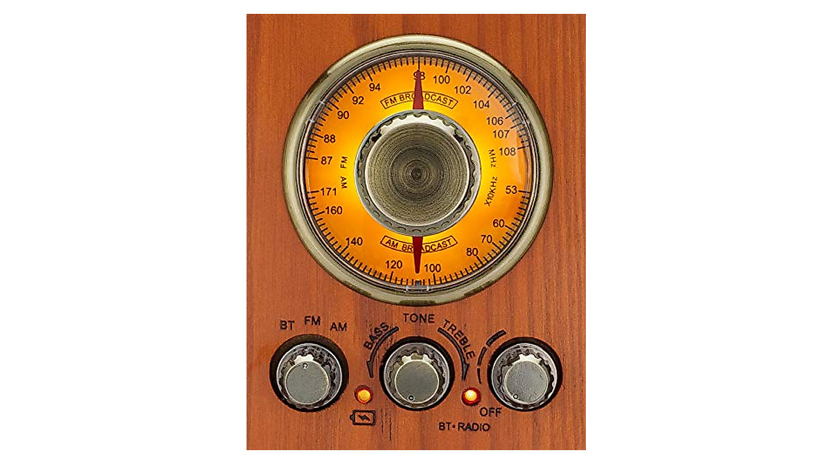 Elegant Vintage AM/FM Radio with Bluetooth | ClearClick