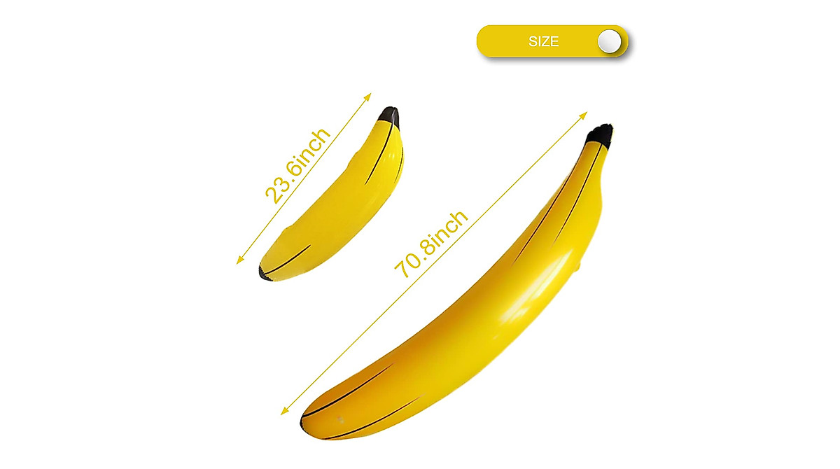 Inflatable Banana Props for Bachelorette Party Fun