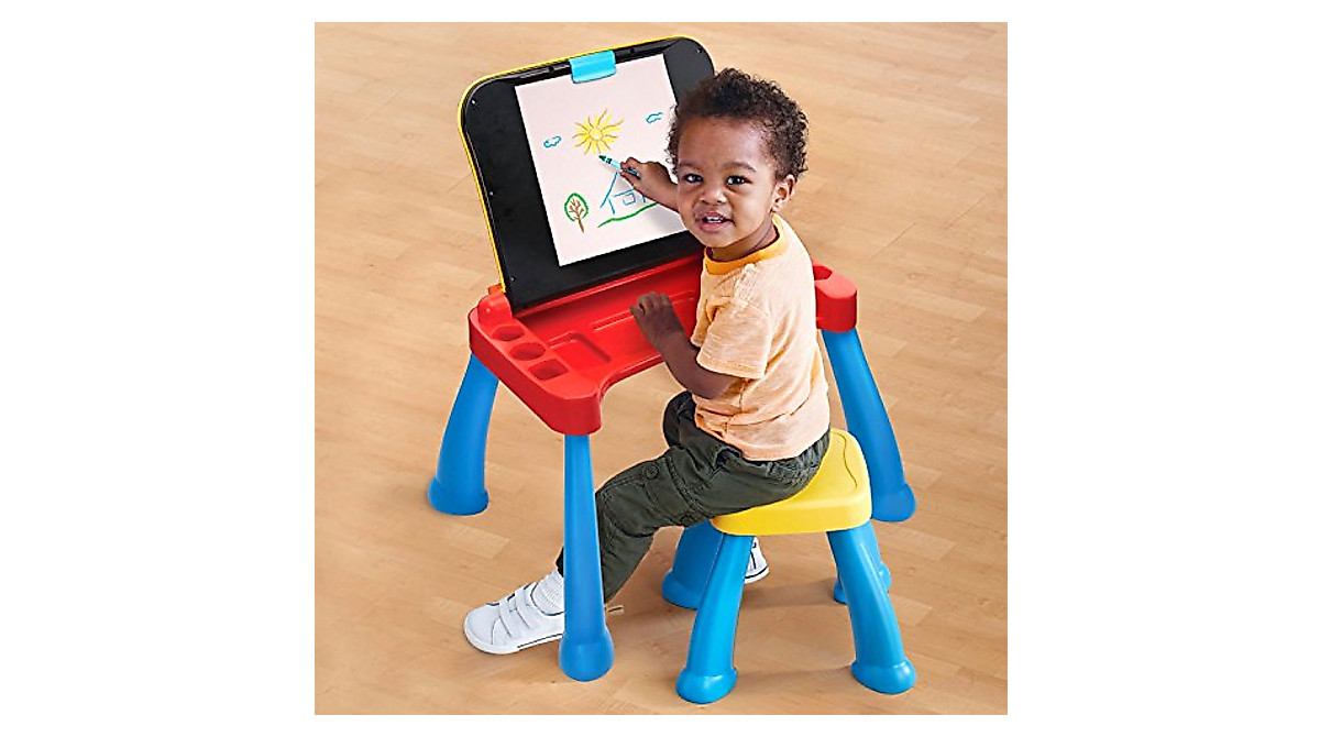 VTech Touch and Learn Activity Desk Deluxe – Interactive Toddler Learning
