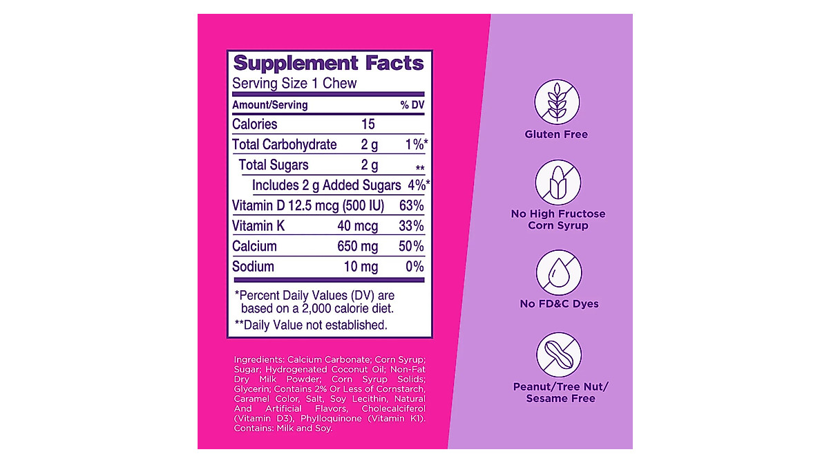 Delicious Viactiv Calcium Soft Chews - 200 Count