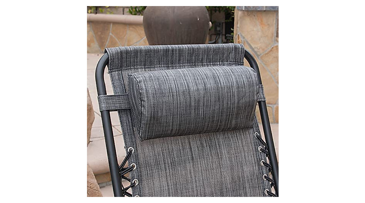 BELLEZE Zero Gravity Chairs Set of 2 - Comfortable Outdoor Recliners
