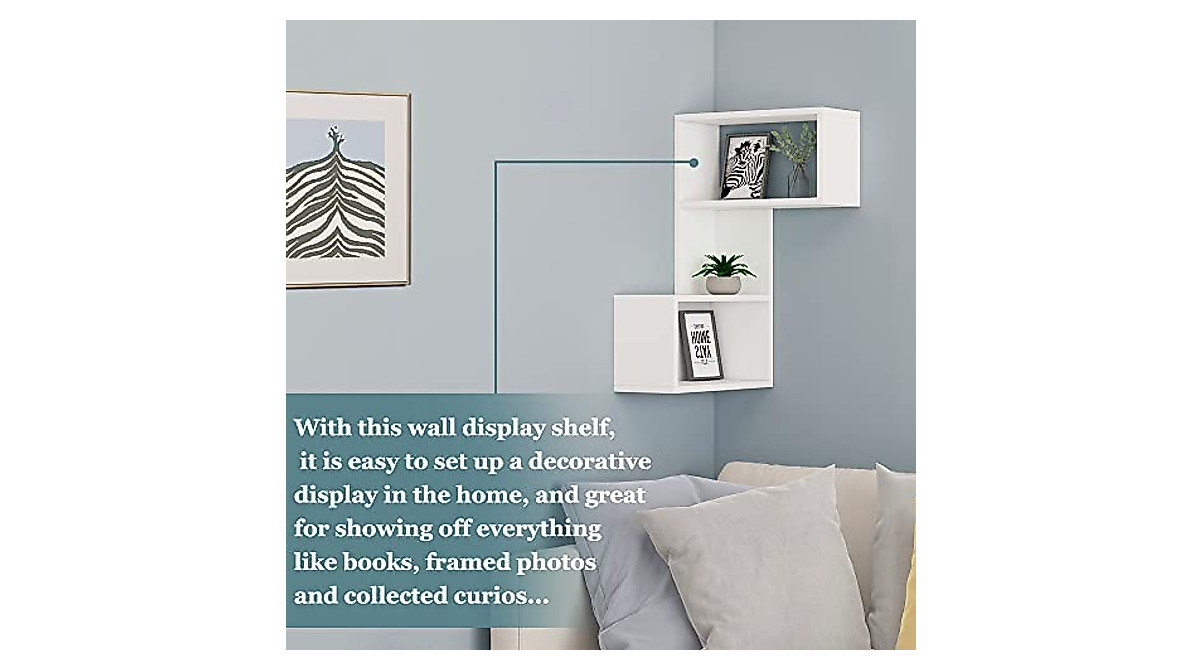 RANK Corner Shelf - Space-Saving Wall Storage Solution