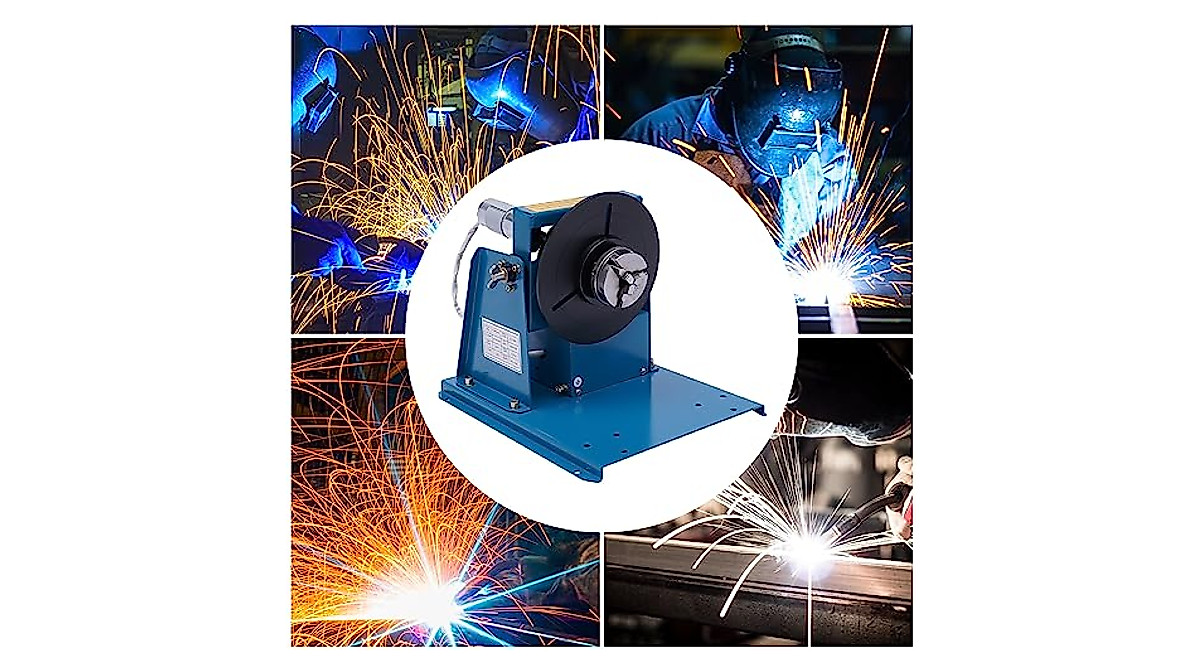 Mini Rotary Welding Positioner Turntable - 10KG Capacity