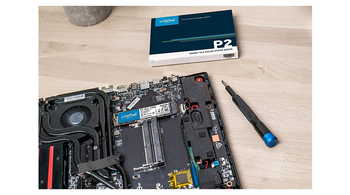 Crucial P2 1TB NVMe SSD - Blazing Fast PCIe M.2 Storage