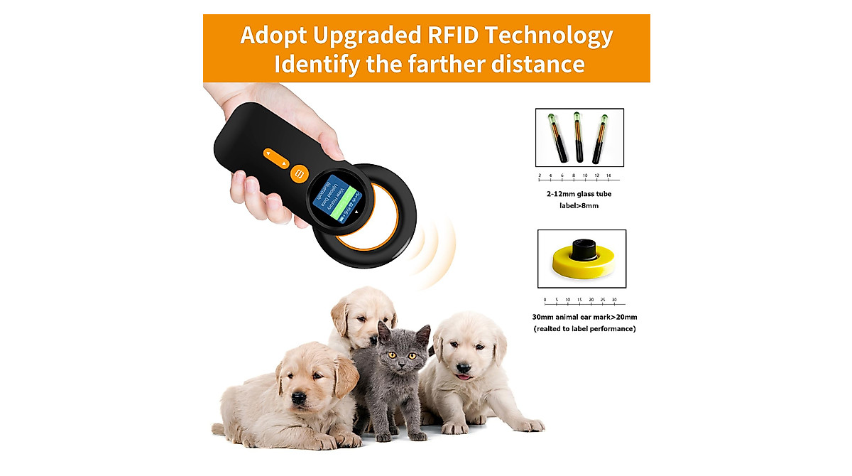 Symcode Animal Microchip Scanner - Bluetooth RFID Reader