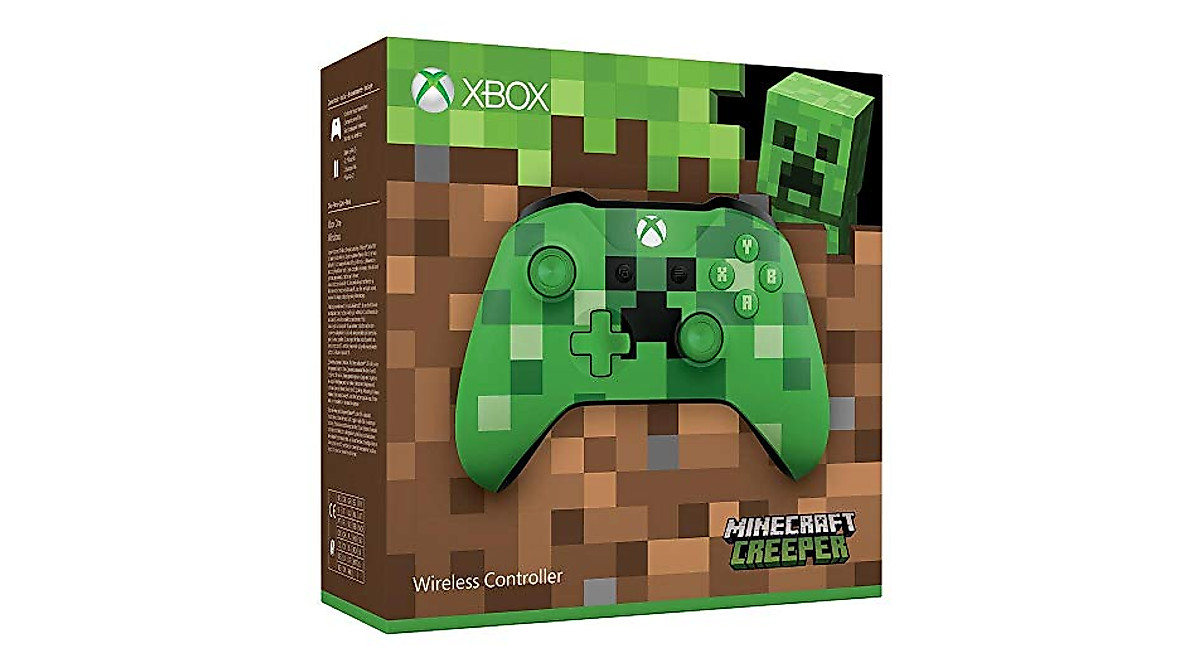 Get the Minecraft Creeper Green Xbox Controller