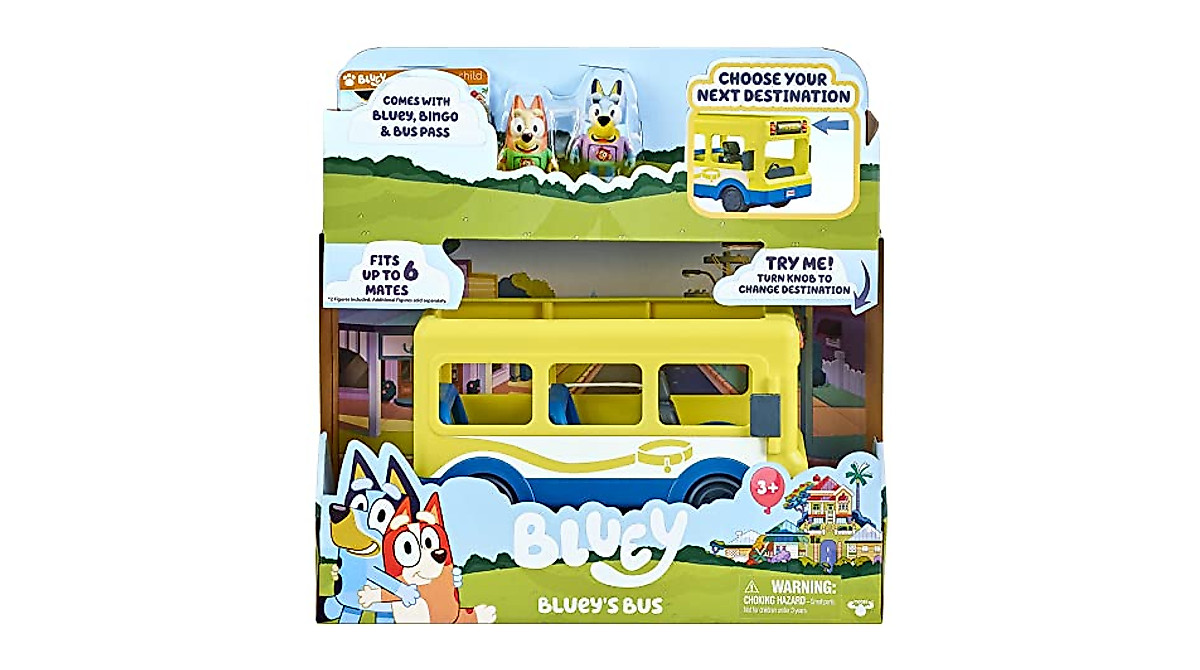 Bluey Bus Toy: Adventure Pack with Bluey & Bingo Figures