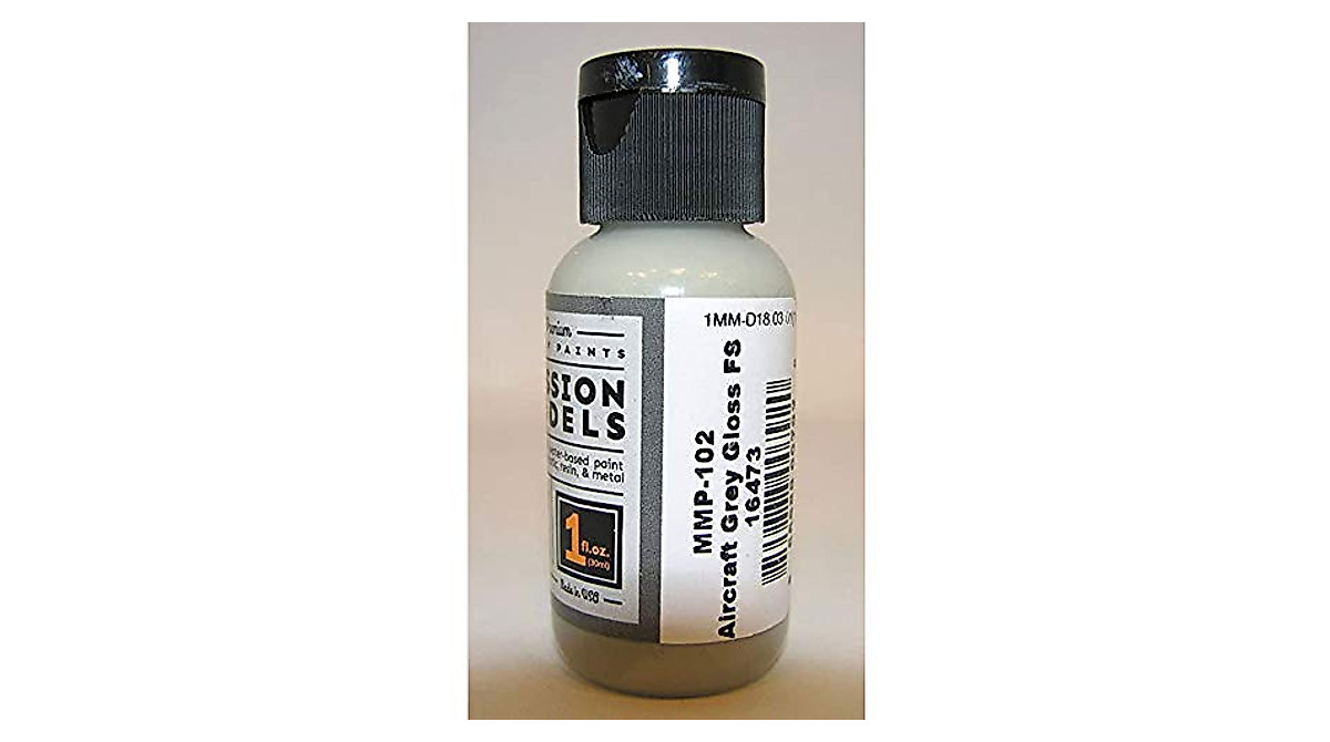 Mission Models Aircraft Grey Gloss FS 16473 High-Gloss Military Paint