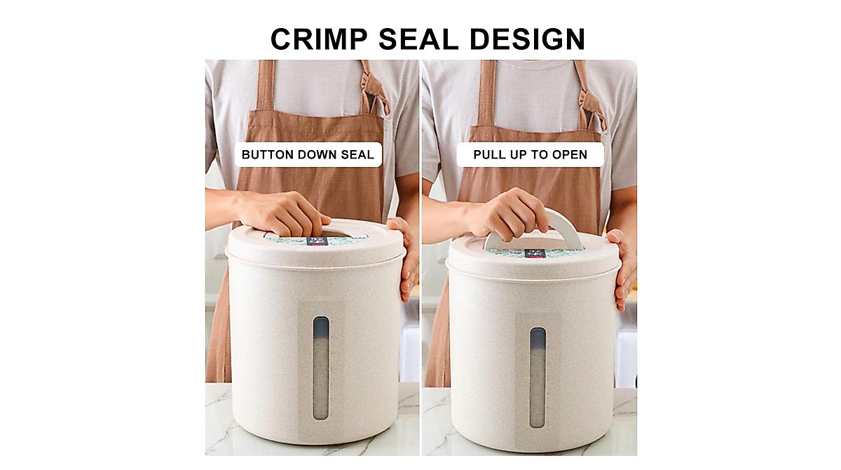 Airtight Rice Storage Container - Keep Grains Fresh