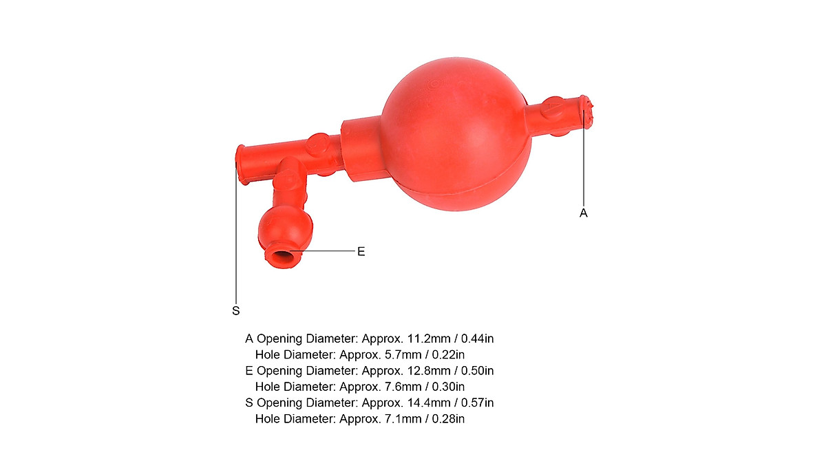 Pipetting Ball Suction Bulb - Easy Liquid Transfer