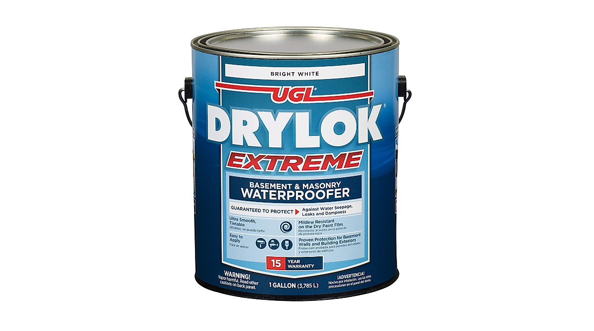 Drylok Extreme Masonry Waterproofer - 1 Gallon for Interior & Exterior