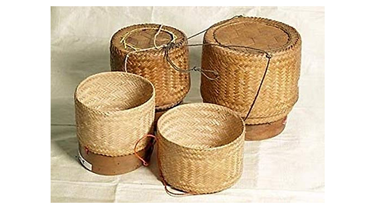 Handmade Bamboo Sticky Rice Steamer - 5 pcs