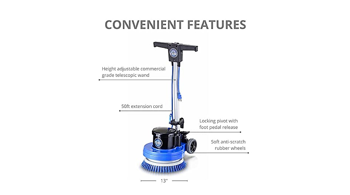 Prolux Core Floor Buffer – Heavy Duty Commercial & Residential Floor ...