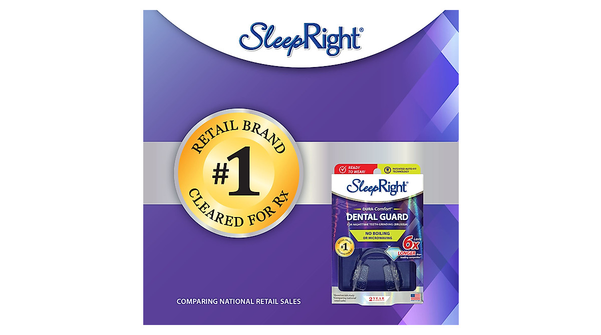 SleepRight Dura-Comfort Dental Guard Prevents Teeth Grinding ...