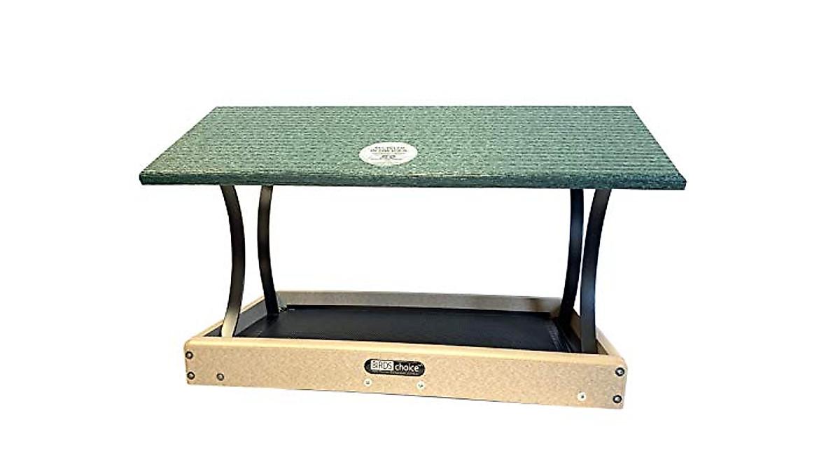 Birds Choice Fly-Through Platform Feeder for Backyard Birds