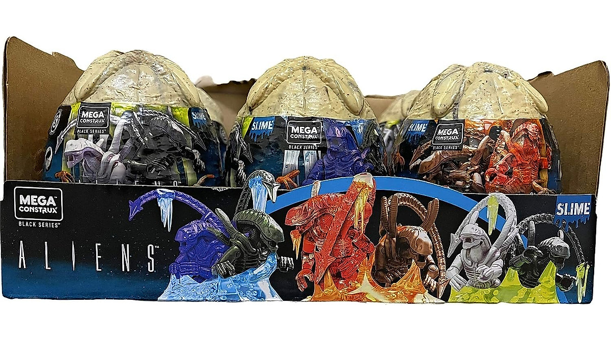 Mega Construx Aliens Xenomorph Eggs Figures - Pack of 3