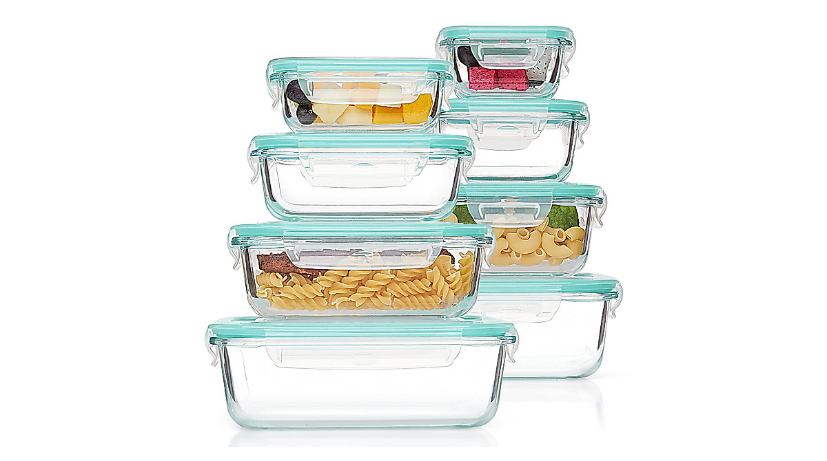 Vtopmart Glass Storage Containers & Jars - Durable & Versatile