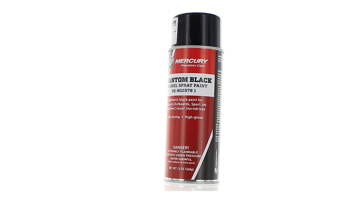 2 Marpro Boat Marine Inboard & Outboard Phantom Black Mercury Spray Paint 12oz