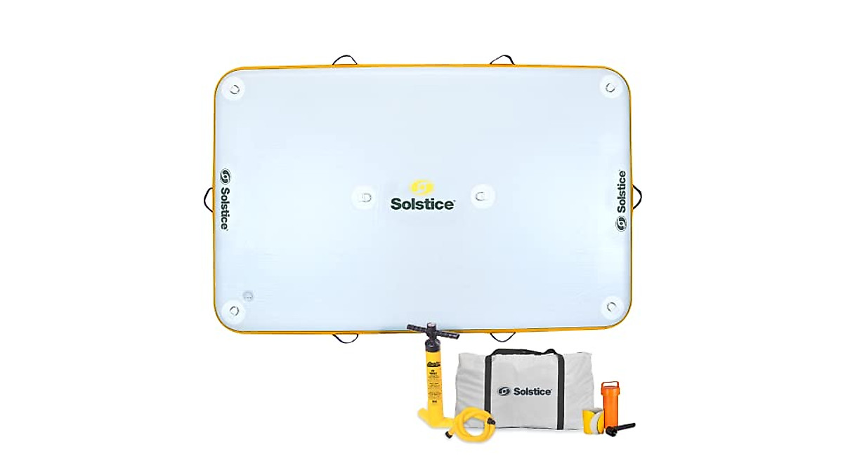 SOLSTICE Floating Inflatable Dock – Ideal for Pools & Lakes