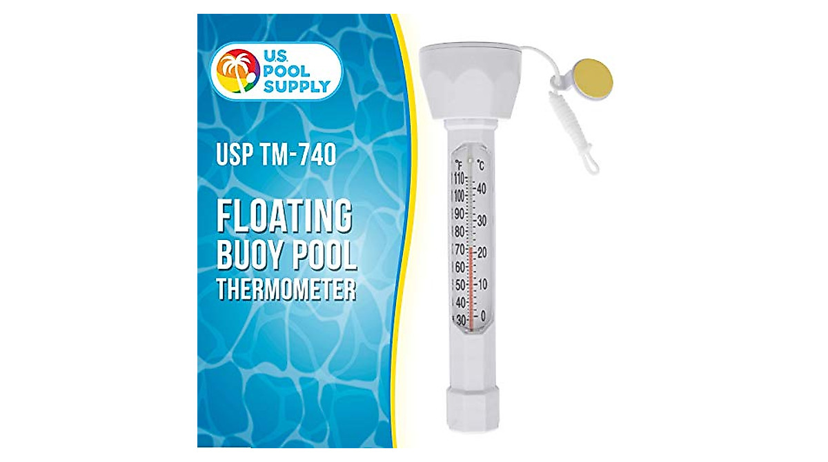 U.S. Pool Supply Jumbo Floating Pool Thermometer