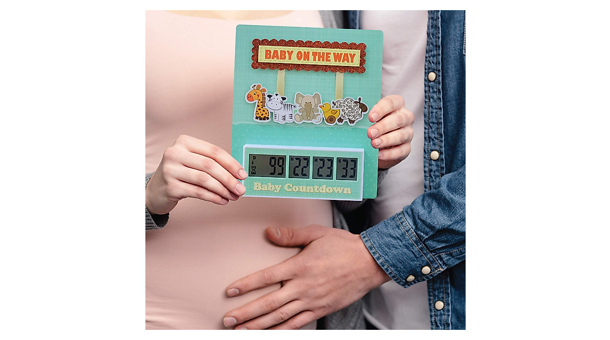 Countdown clock for weddings retirement babies