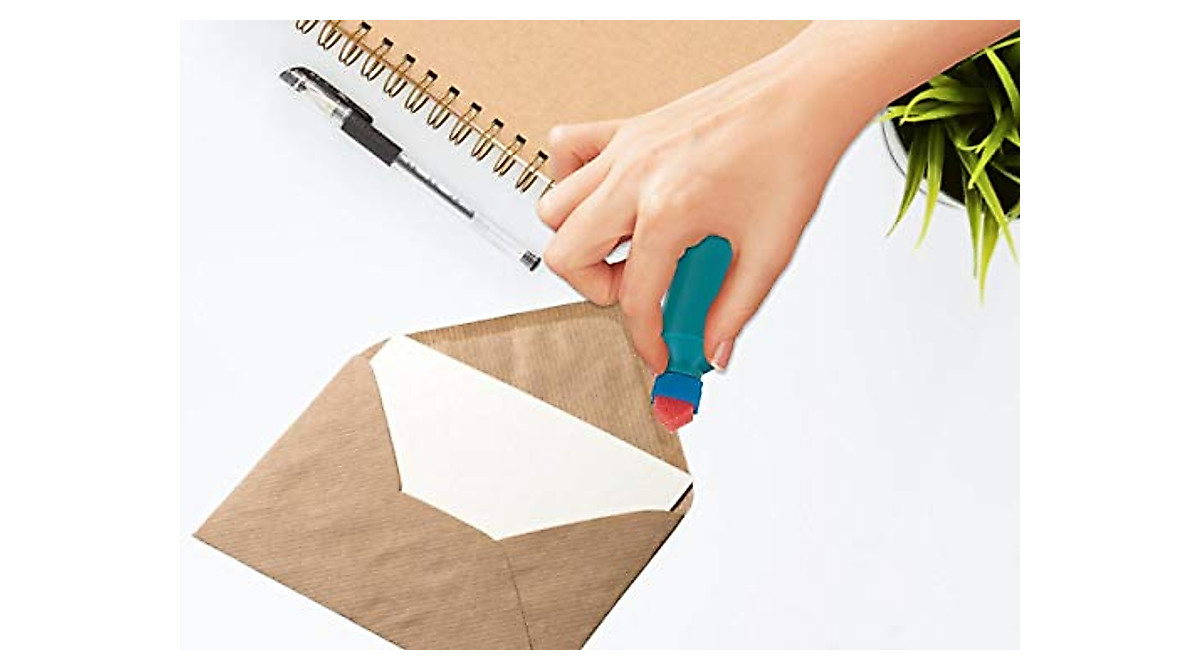 1InTheOffice Envelope Moistener 2 Pack - Hygienic, Refillable Sealing ...
