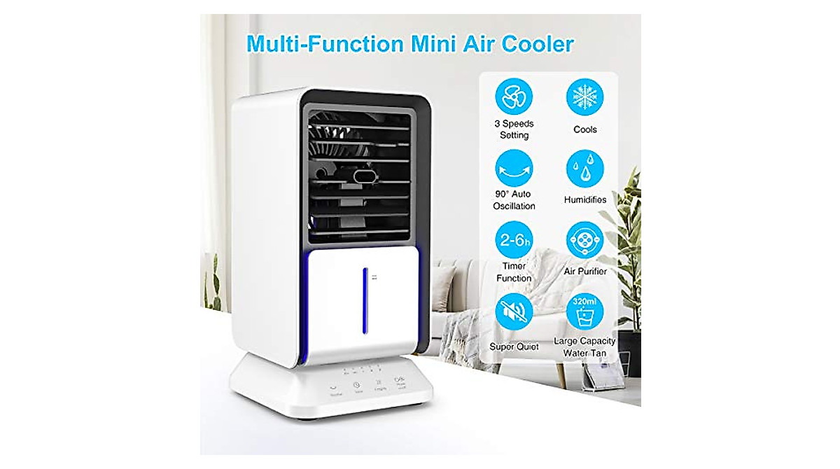 infray Portable Air Conditioner Fan - Stay Cool Anywhere