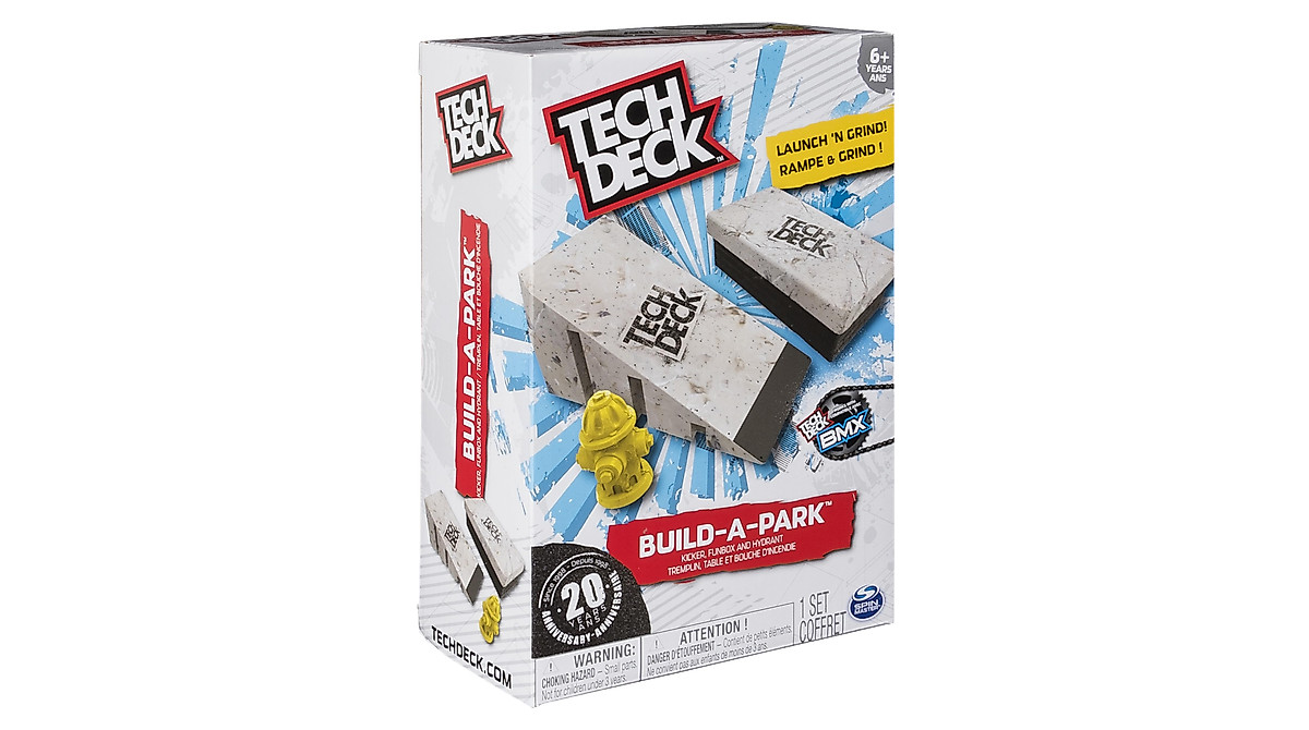 TECH DECK Build-A-Park: Kicker, Funbox & Hydrant Ramps
