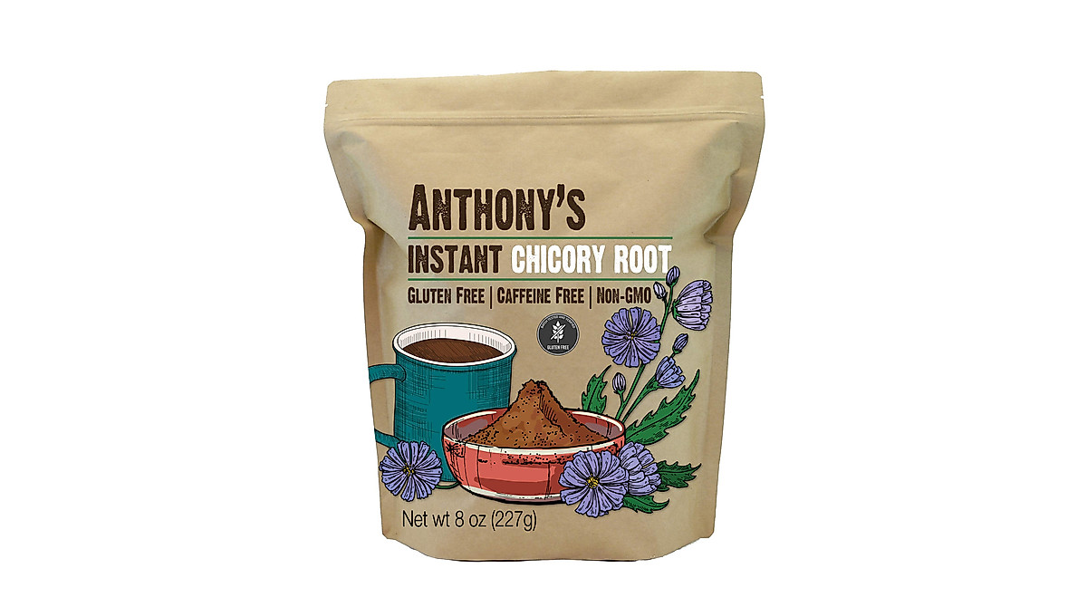 Anthony's Instant Chicory Root: Caffeine-Free Coffee Alternative
