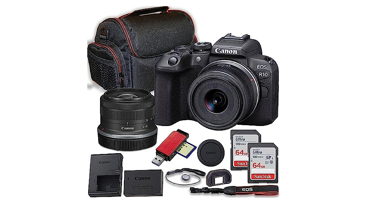 Canon EOS R10 Mirrorless Camera Bundle | 4K Video & 24.2MP Sensor