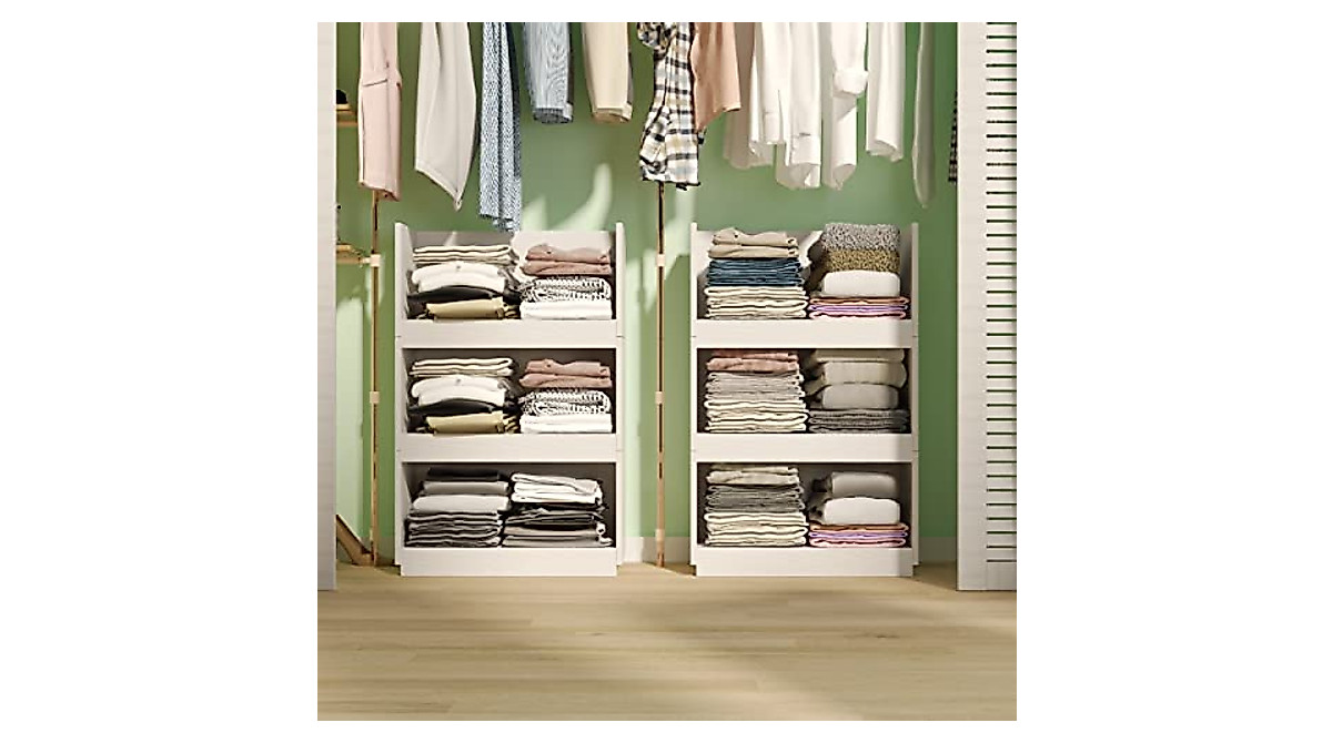 Stackable Closet Shelves | Versatile Storage Solution