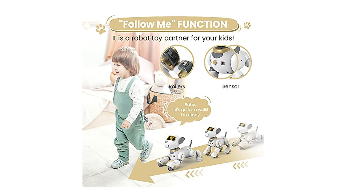 FUUY Remote Control Robot Dog - Interactive Fun for Kids