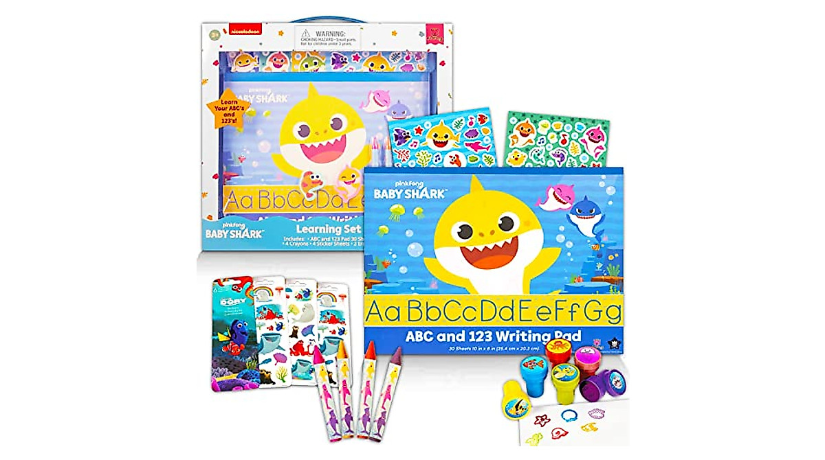 Baby Shark ABC 123 Learning Set - Fun Educational Toys
