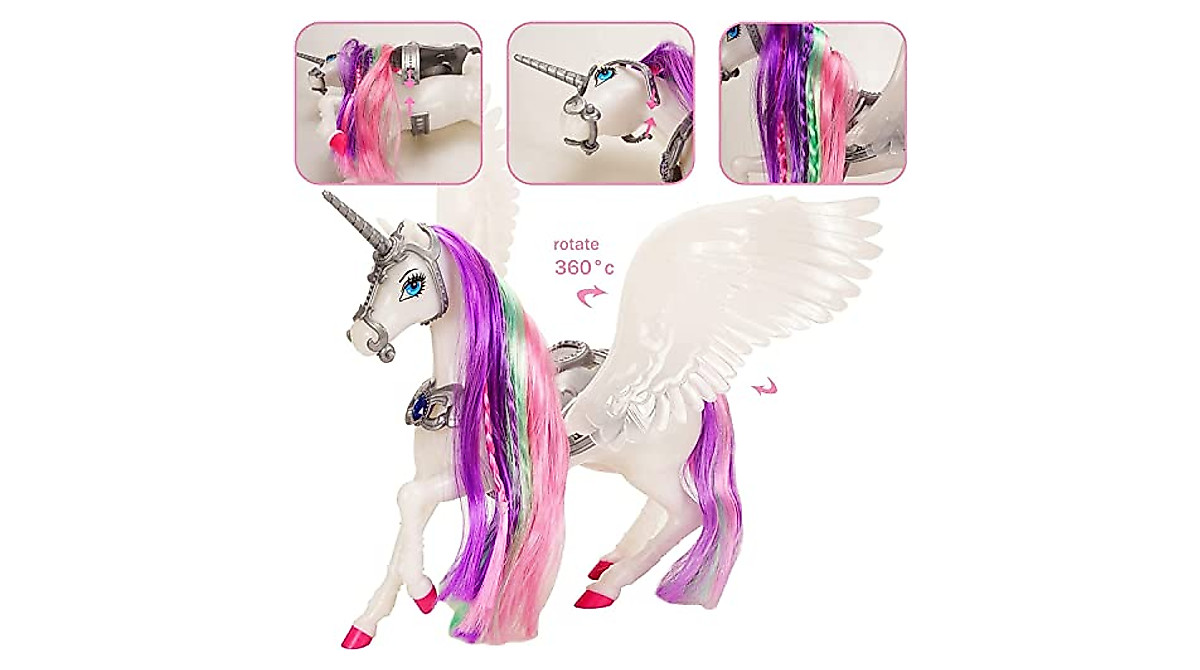 Color Changing Unicorn & Princess Doll Set for Girls