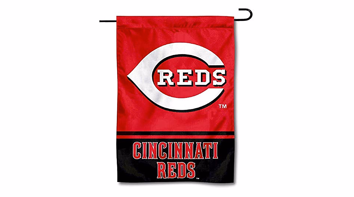 Cincinnati Reds Double Sided Garden Flag — Official Team Merchandise