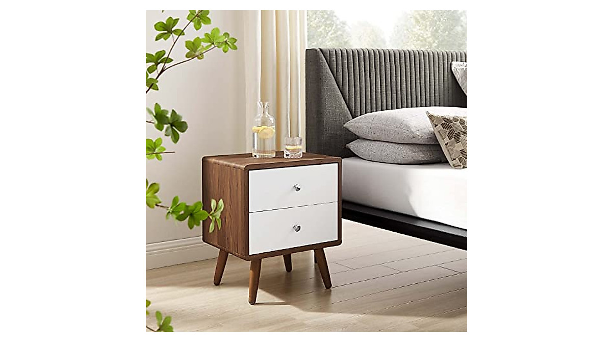 Transmit Nightstand by Modway| White