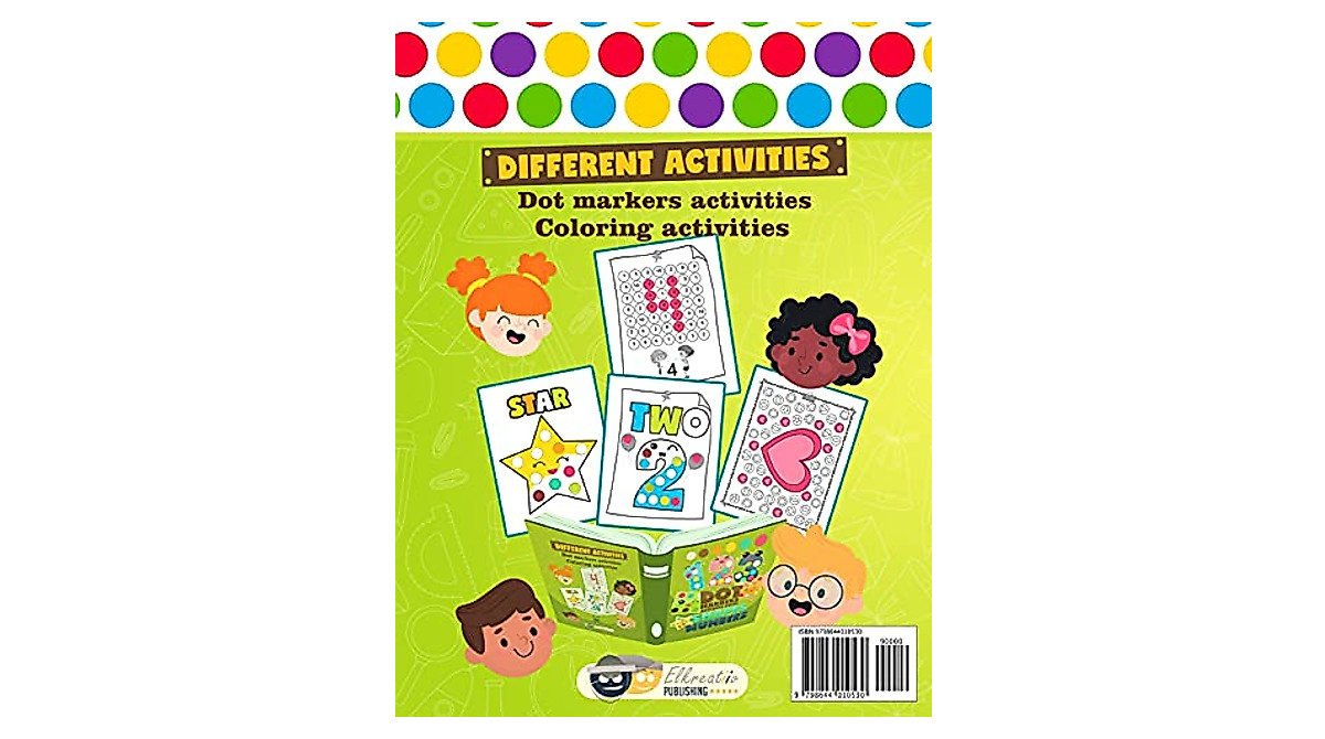 Dot Markers Activity Book for Kids - Shapes & Numbers
