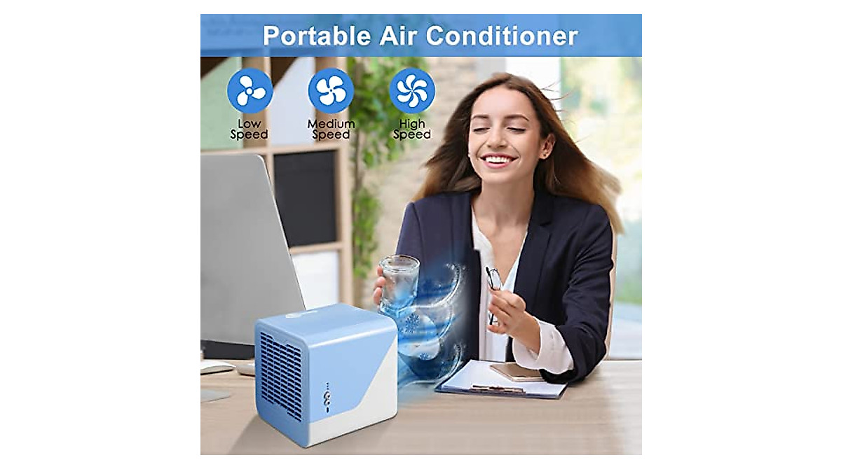 APlus+ Portable Air Conditioner - Personal USB Cooler & Humidifier