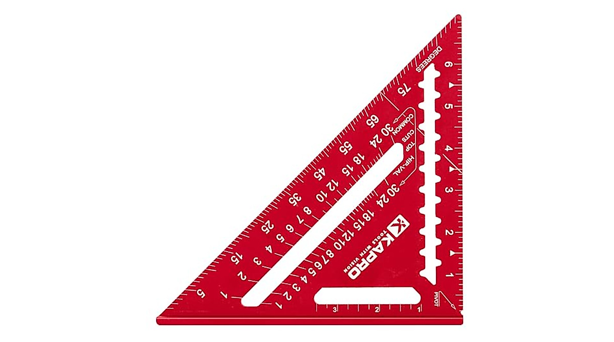 Kapro 446 Anodized Rafter Square: Durable & Accurate Tool