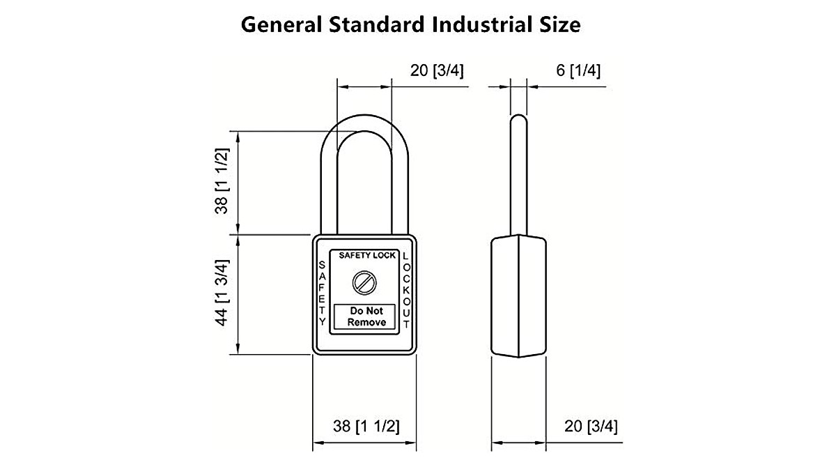 SAFBY 10 Keyed Different Lockout Tagout Locks for Safety and Security