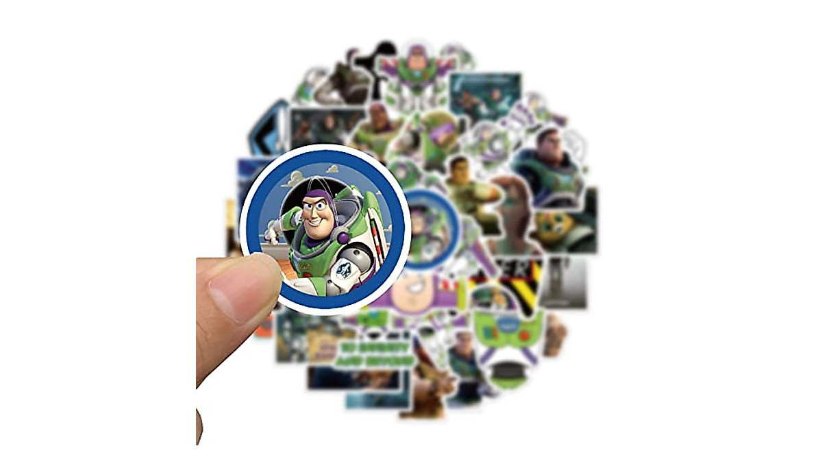 Buzz Lightyear Stickers - 50 Waterproof Vinyl Decals