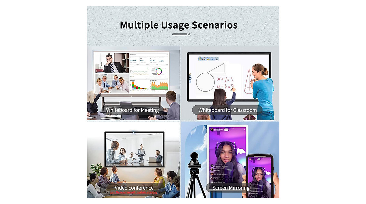 TouchWo 32-Inch Capacitive Touch Screen Monitor for Business & Signage