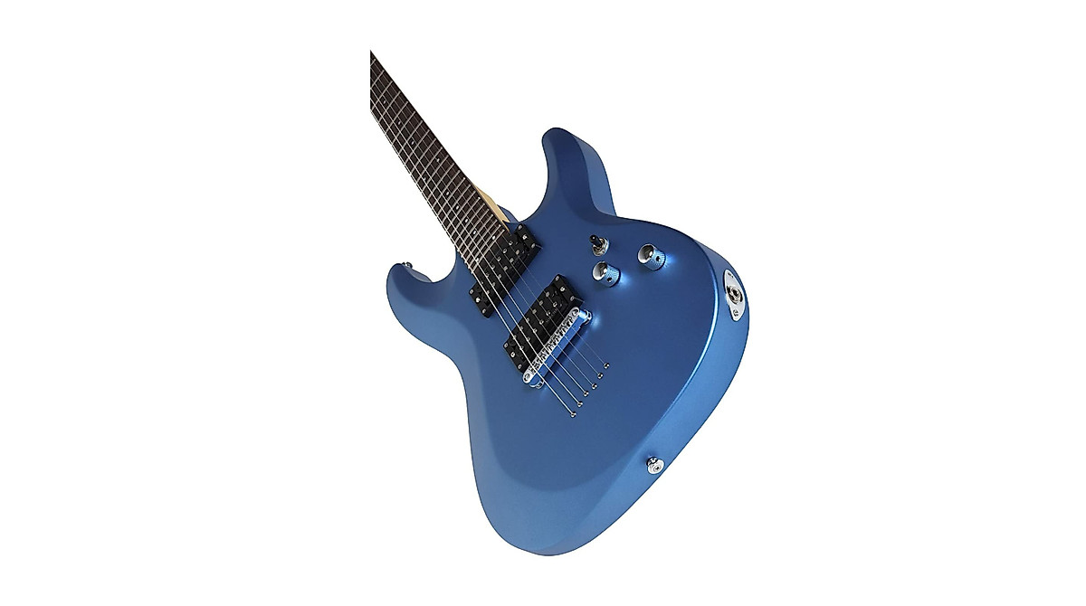 Schecter C-6 Deluxe Electric Guitar - Satin Metallic Light Blue