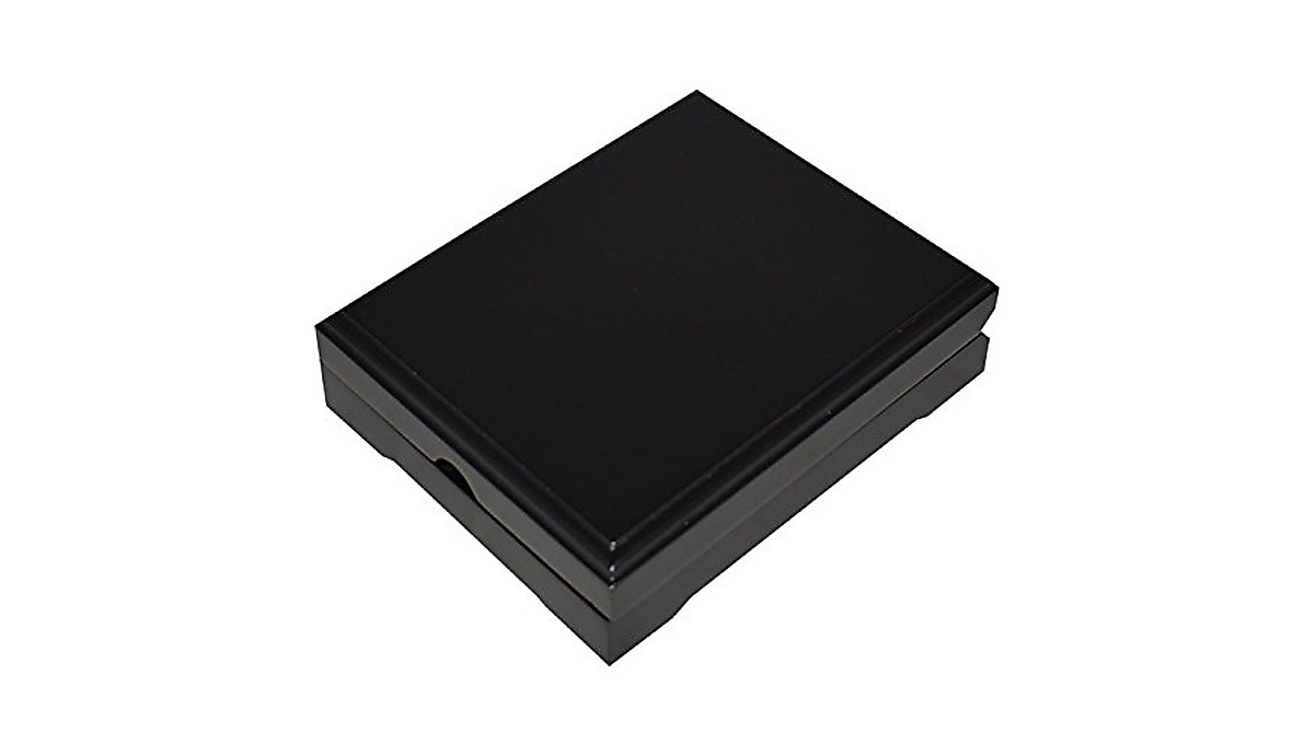 Guardhouse Single Certified Coin Display Box - Wood, Black