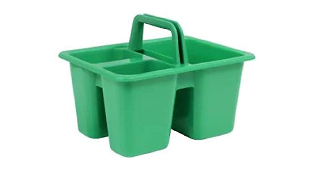 Kids Arts & Crafts Caddies - Colorful Multi-Compartment Organizer Set