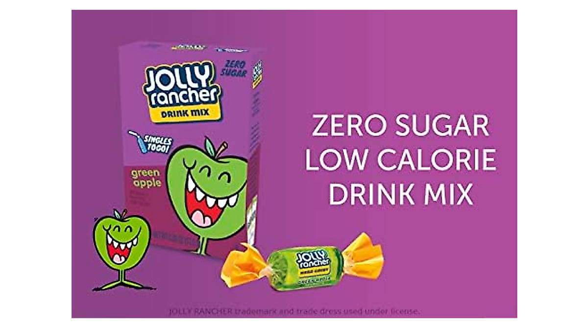Jolly Rancher Green Apple Singles To Go Drink Mix - 36 Servings