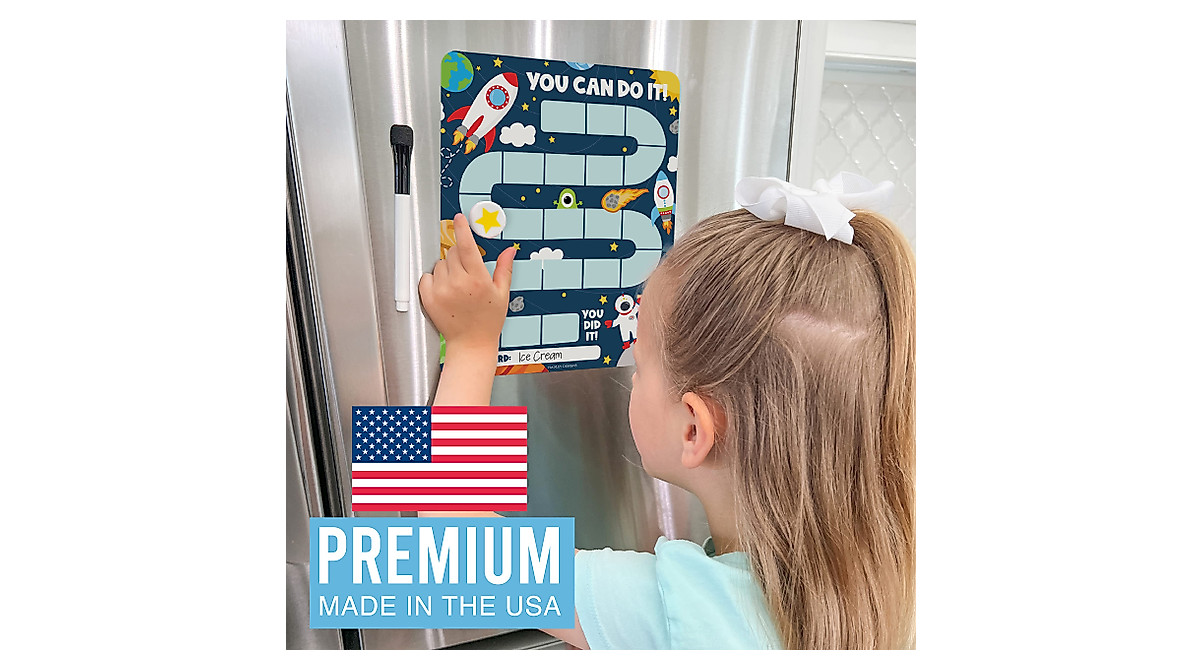 Space Reward Chart for Kids - Fun Behavior Tracker