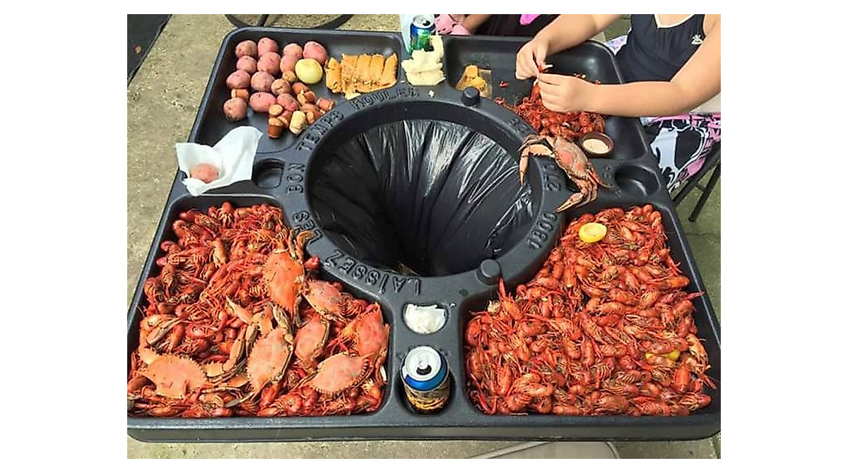 BayTec Crawfish Table - Ideal for BBQs & Seafood Boils